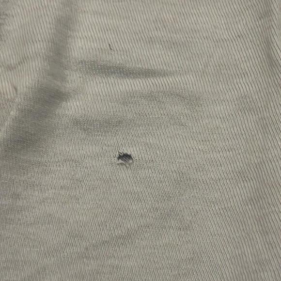 Vintage thrashed stussy large baggy tee, stained, torn, tie die blue - Picture 6 of 13